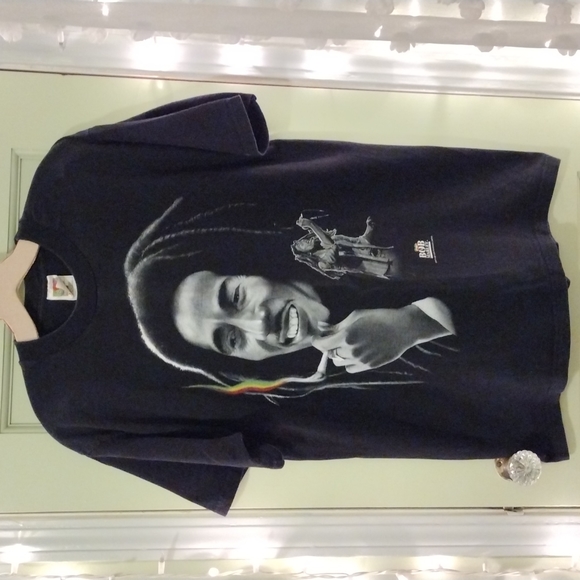 Men's Bob Marley black Large t-shirt